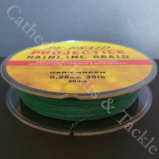 PE BRAID Projectile Main line 30lb Dark Green